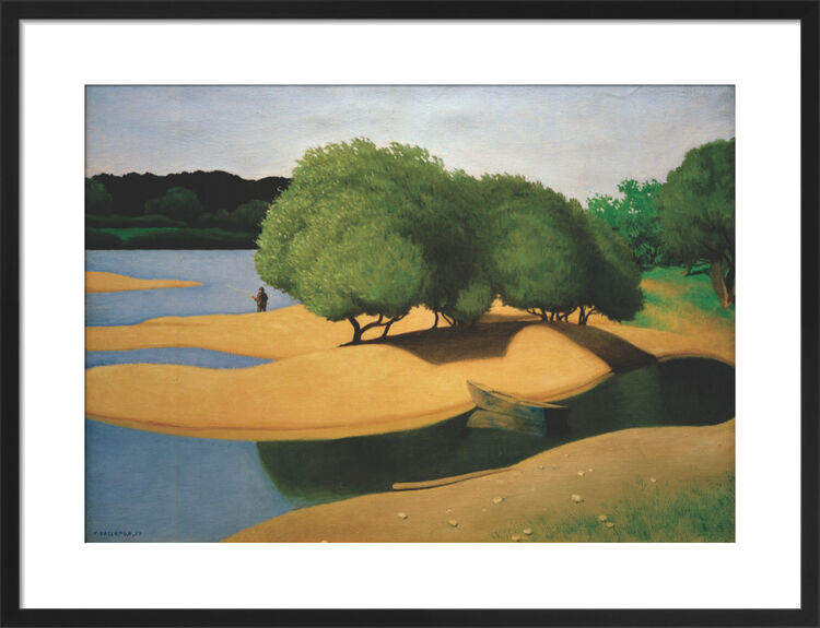 Des Sables au Bord de la Loire, 1923 Framed Art Print by Félix Vallotton