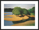 Des Sables au Bord de la Loire, 1923 Framed Art Print by Félix Vallotton
