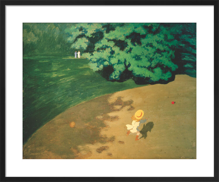 Le Ballon (The ball), 1899 Framed Art Print by Félix Vallotton