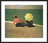 Sur la Plage, 1899 Framed Art Print by Félix Vallotton