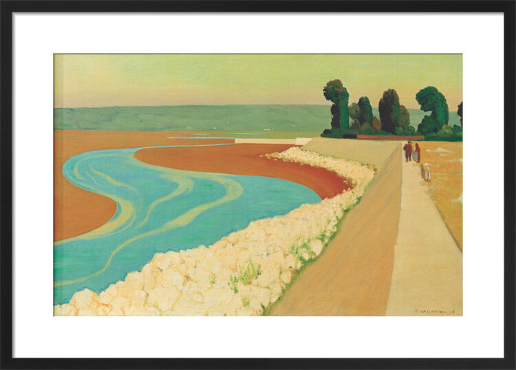 Digue de Honfleur, 1915 Framed Art Print by Félix Vallotton