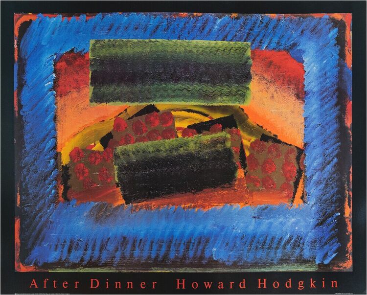 After Dinner, 1976-77 Art Print by Sir Howard Hodgkin
