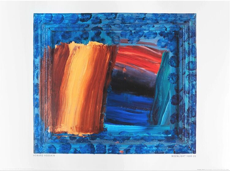 Moonlight, 1998-99 Art Print by Sir Howard Hodgkin