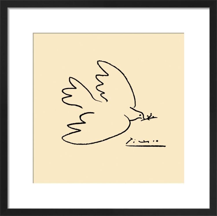 The Dove of Peace, 1945 Framed Art Print by Pablo Picasso