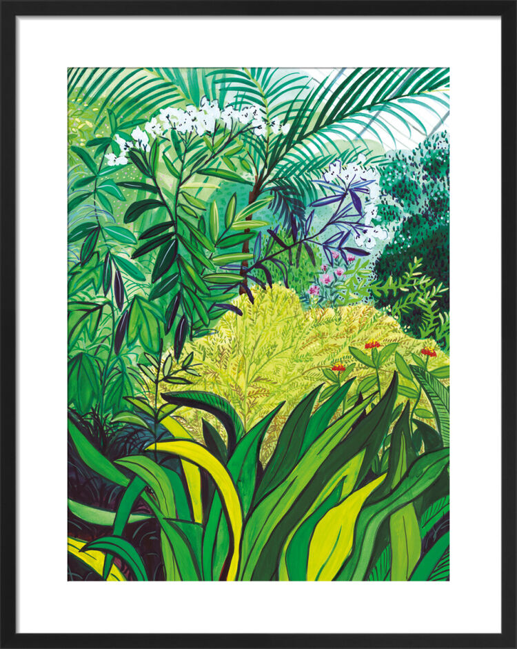 Yellow Bush Framed Art Print by Marta Chojnacka