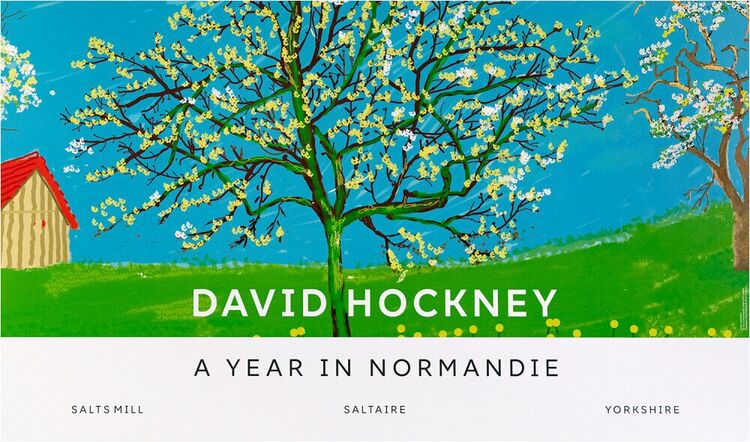 Blossom Tree Art Print by David Hockney