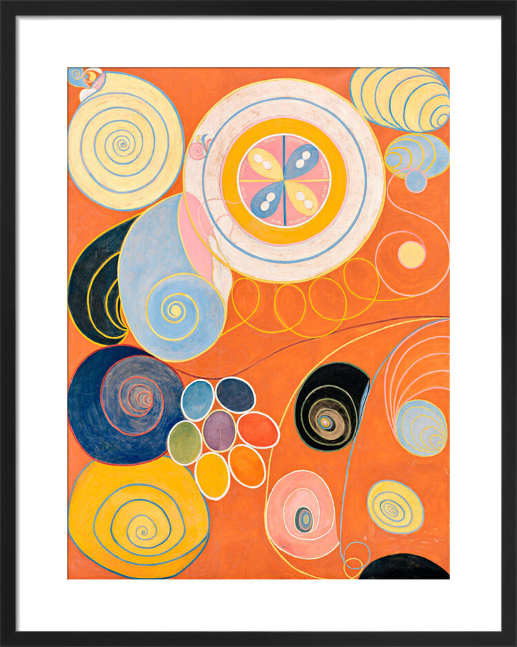 The Ten Largest, No. 3 (Youth) Framed Art Print by Hilma af Klint