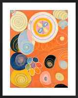 The Ten Largest, No. 3 (Youth) Framed Art Print by Hilma af Klint