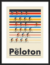 the Peloton Framed Art Print by Neil Stevens