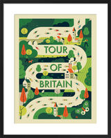 Tour of Britain Framed Art Print by Neil Stevens