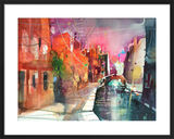 Rio della Frescada Framed Art Print by Bernard Vogel
