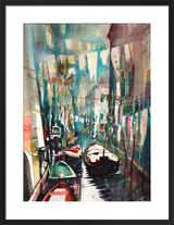 Rio di San Maurizio Framed Art Print by Bernard Vogel