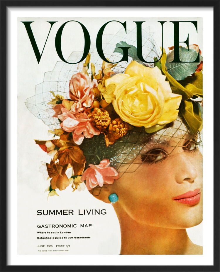 Vogue June 1959 Framed Art Print by Irving Penn