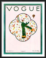 Vogue Early September 1924 Framed Art Print by Harriet Meserole
