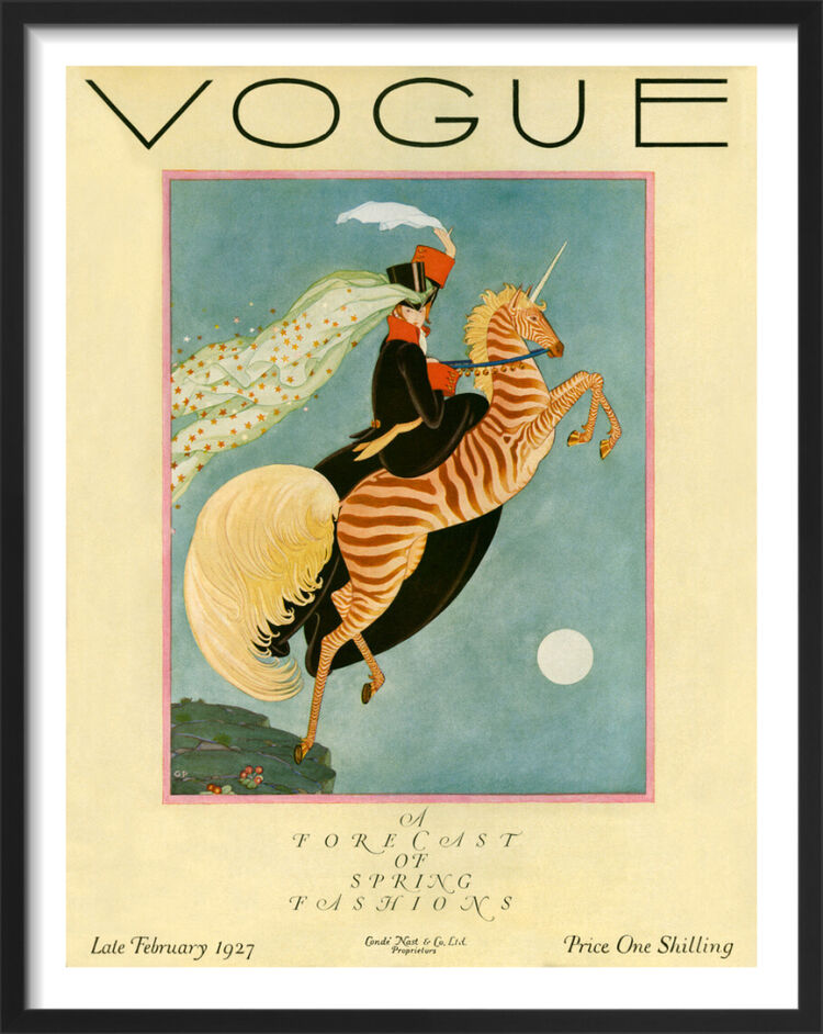 Vogue Late February 1927 Framed Art Print by George Wolfe Plank