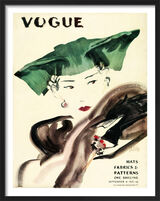 Vogue September 1935 Framed Art Print by René Bouët-Willaumez