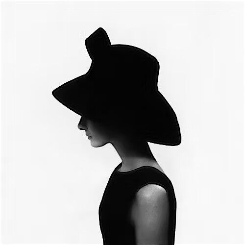 Audrey Hepburn wearing a Givenchy hat, Vogue August 1964 Framed Art print by Cecil Beaton