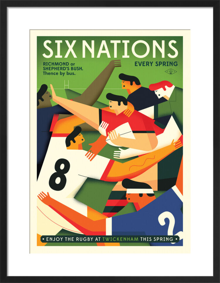 Six Nations Framed Art Print by Neil Stevens