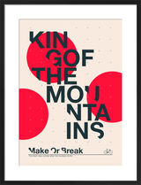 King of the Mountains Framed Art Print by Neil Stevens