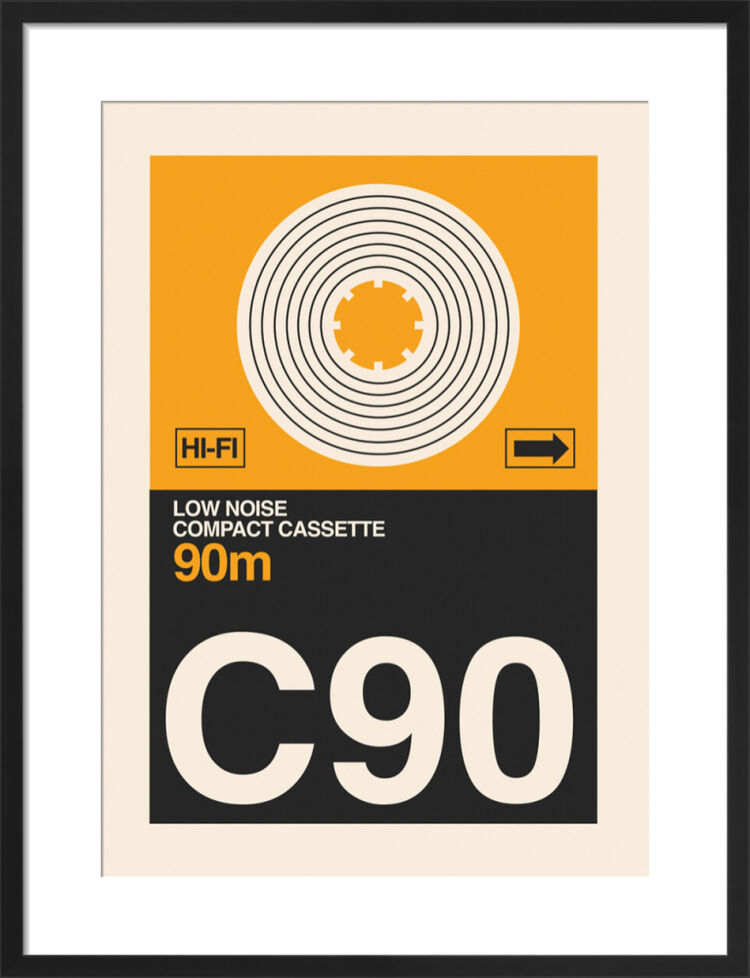 C90 Framed Art Print by Neil Stevens