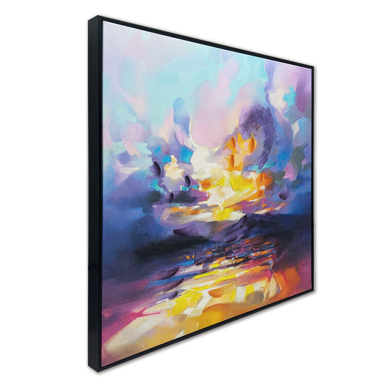 Aerial Flow Framed Canvas Art Print by Scott Naismith