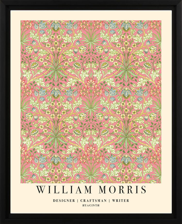 Hyacinth Framed Art Print by William Morris