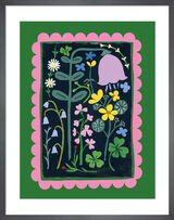 Midnight Garden Framed Art Print by Summer Thornton