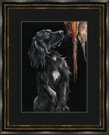 A Spaniel in the Works Framed Limited Edition Art Print by Kay Johns