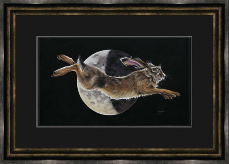 Reach for the Moon Framed Limited Edition Art Print by Kay Johns