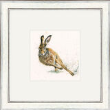 Running Wild - Hares Framed Limited Edition Art Print by Kay Johns