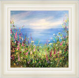 Coastal Viewpoint II Original Acrylic Artwork by Jan Rogers