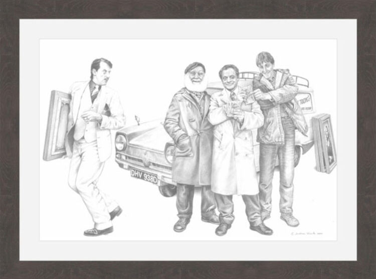 Only Fools and Horses Framed Art Print by Jonathan Roberts