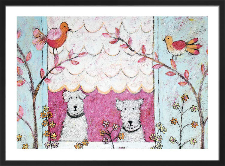Fred and Harry Framed Art Print by Annora Spence