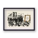 Auction Art V1 Framed Art Print by Banksy