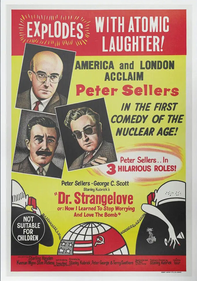 Dr Strangelove Vintage Movie Poster