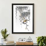 Great Tit Framed Art Print by Hasui Kawase