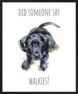 Black Lab Framed Art Print by Louise Nisbet