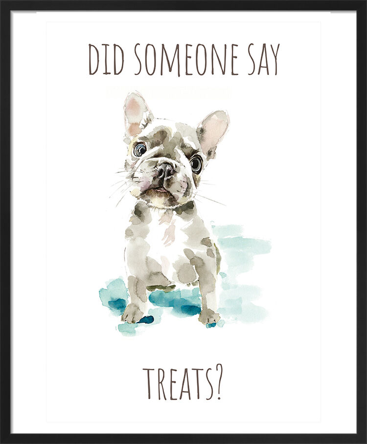 French Bulldog Framed Art Print by Louise Nisbet