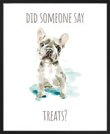 French Bulldog Framed Art Print by Louise Nisbet