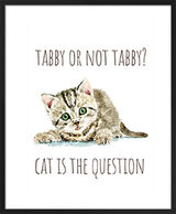 Tabby Cat Framed Art Print by Louise Nisbet