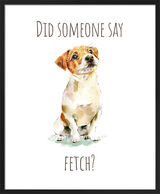 Jack Russell Framed Art Print by Louise Nisbet