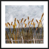 Autumn Bullrushes Framed Art Print by Louise O'Hara