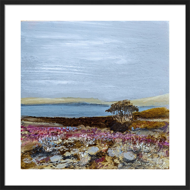 Scottish Heather ll Framed Art Print by Louise O'Hara