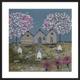 Tall Trees Framed Art Print by Louise O'Hara