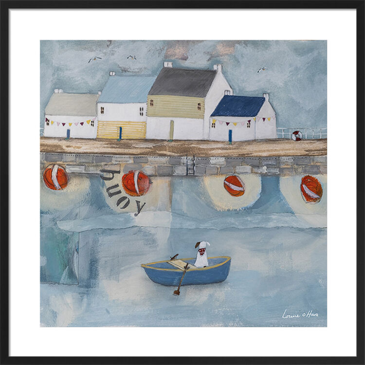 Waiting Patiently Framed Art Print by Louise O'Hara