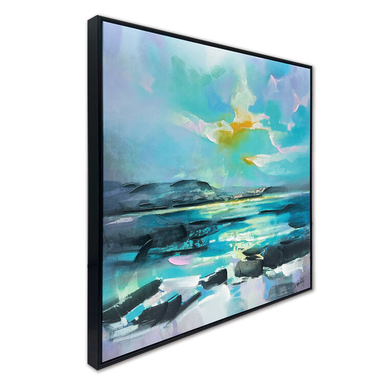 Harris Awe Framed Canvas Art Print by Scott Naismith