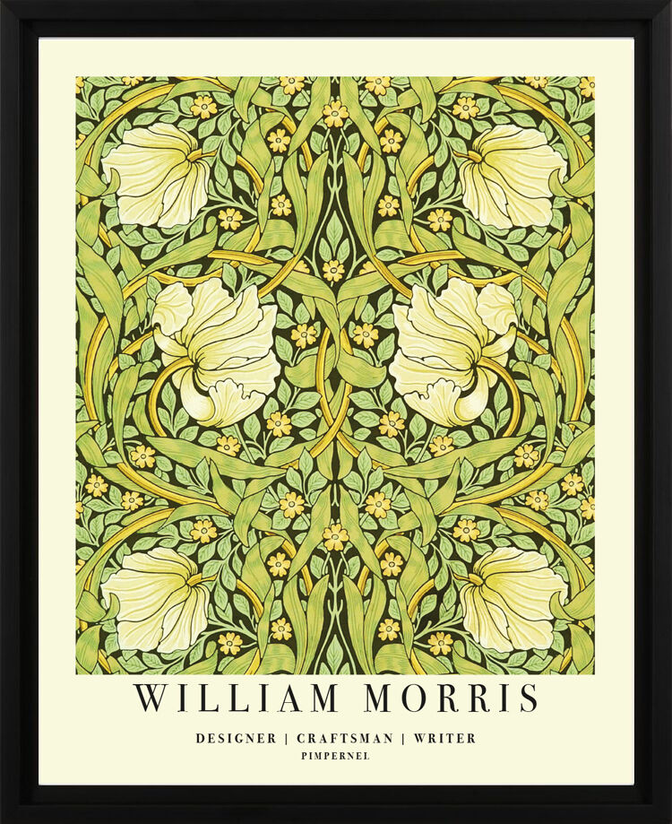 Pimpernel Framed Art Print by William Morris