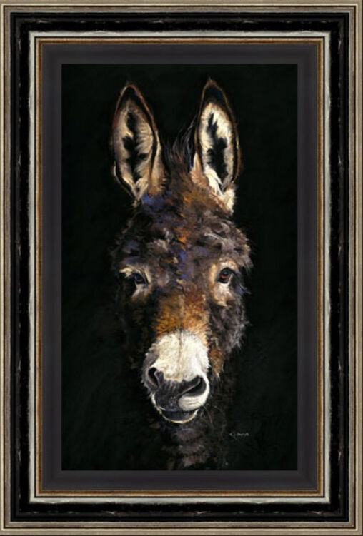 Little Donkey Framed Limited Edition Art Print by Kay Johns