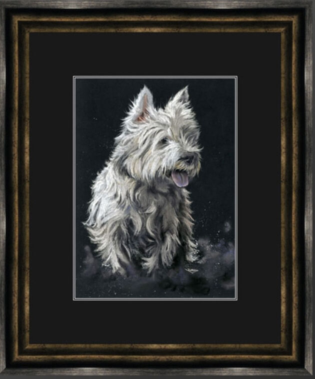 Westie Life Framed Limited Edition Art Print by Kay Johns