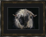 Miss Valais - Valais Ewe Framed Limited Edition Art Print by Kay Johns